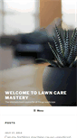 Mobile Screenshot of lawncaremastery.com